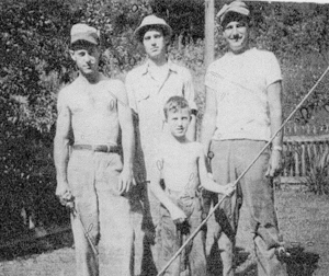 Ray McCune, the Associate Editor of The Waynedale News, foreground.