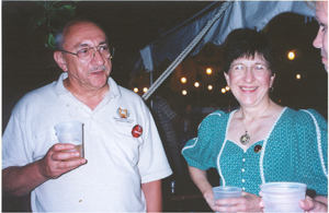 Herman and Sally celebrating Oktoberfest 2001