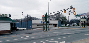 Digital photo taken Wednesday morning, April 9, 2003 looking northeast towards new Tower Bank location. “This area will provide a solid marketing area for future growth. We’re banking on it,” said Tower spokeswoman Trois Hart.