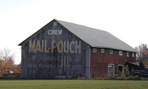A rare find---Mail Pouch Barn.