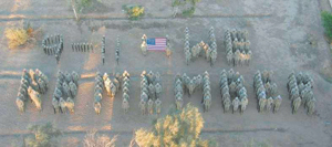 The attached photo was forwarded from one of the last U.S. Marine companies in Iraq. They would like to have it passed to as many people as possible, to let the folks back home know that they remember why they’re there and that they remember those who’ve been lost.