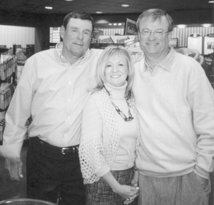 Brother Larry Hansen, sister Carol Busse and Jim Hansen, Thursday, October 27, 2005.