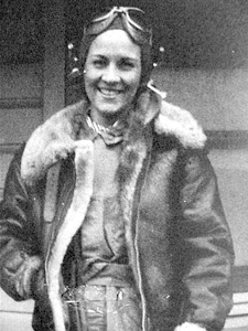 Margaret as a WASP in the 1940s.
