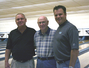 New owners of Vilage Bowl, l-r  Allen, Clem, Jeff