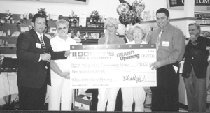 Scott’s presents Buelah Stoker, Cheryl Connett & Renee Haugh with a check for $1000 dollars for the Waynedale Fall Picnic. Scott’s presents Buelah Stoker, Cheryl Connett & Renee Haugh with a check for $1000 dollars for the Waynedale Fall Picnic.