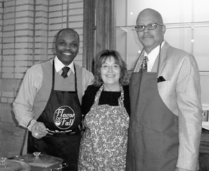 The Wayne Township Trustee’s Office took first place with the Trustee’s Chili at the Soup Cook-Off for the Brenda Hanchar Foundation. Pictured at the Cook-Off are from left Trustee Richard Stevenson, Legal Services Director Karen Walker and Deputy Trustee LeRoy Page.