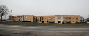 Trophy Case at Elmhurst High School in Fort Wayne