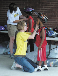 Klaehn, Fahl and Melton, organizes this event yearly, Helmets