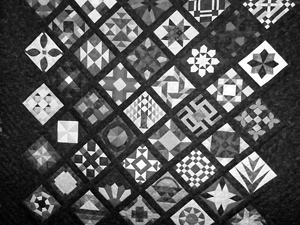 This Women of the Bible quilt by Louetta Yoder and Joyce Delagrange reflects the faith of its makers and charity towards people in need.