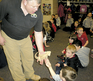 MARK’S ARK BRINGS ANIMALS TO  THE CLASSROOM