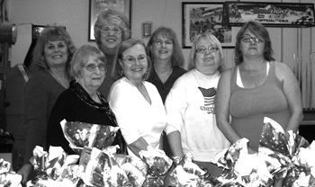 Pictured from left to right front row:  Lana Arnold, Rita Lantz, Linda Epperson, Nancy Atkinson-Siler.  Back row from left to right:  Diana West, Beulah Matczak, Sherri Beaty.  Not Pictured is:  Helen Levy. 