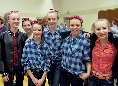 Saint Elizabeth Ann Seton Catholic School 8th grade girls enjoyed dressing up for the 1950s Era Day & the Sock Hop.