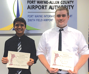 Aviation Scholarship awarded to Luers student