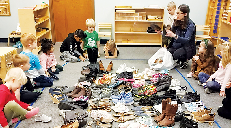 Southwest Montessori Collects 370 Pairs Of Shoes!