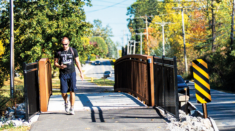 New Covington Rd Trail Links Aboite Homes, Schools & Businesses