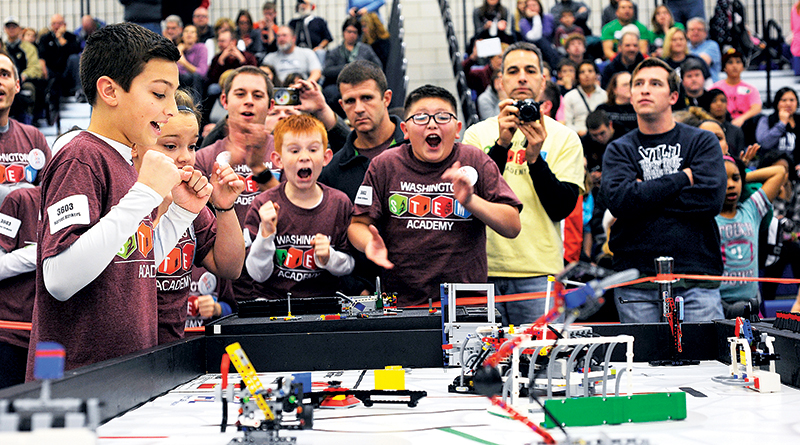 Students Compete In Semistate 'FIRST LEGO League'