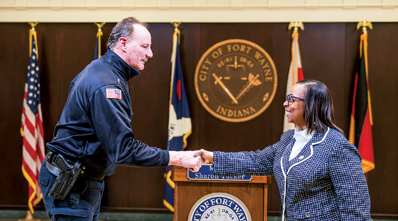 Fort Wayne Police Department Leadership Change, Swears In Chief P.J. Smith