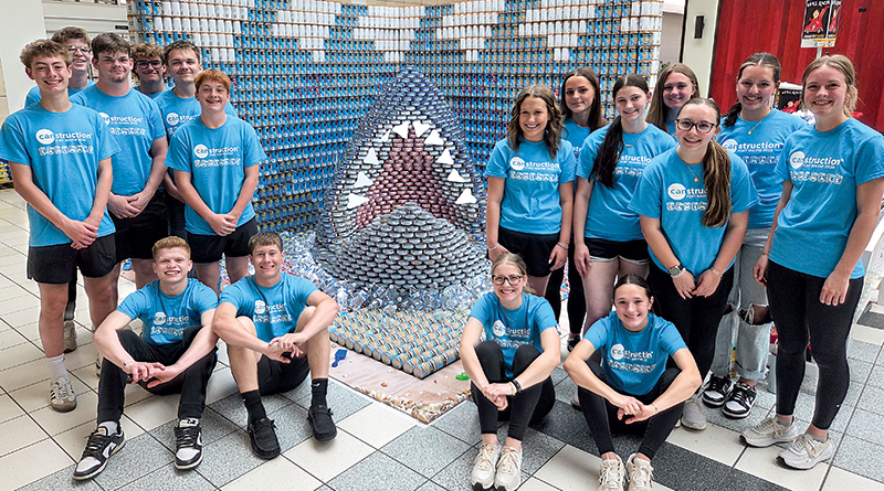 Local Schools Compete To 'Can-struct' & Fundraise