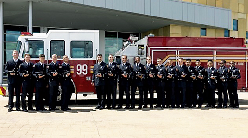Fire Department Welcomes 16 Firefighters
