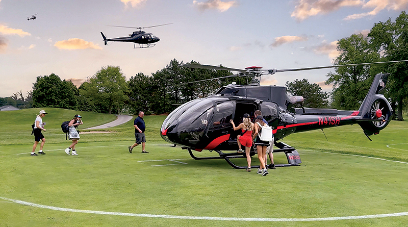 Race Day Travel Gets A Rotor-Powered Upgrade